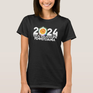 Total Solar Eclipse Pennsylvania 2024 American Tot T-Shirt
