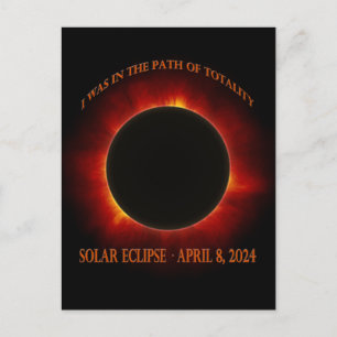 Total Solar Eclipse Personalized Postcard