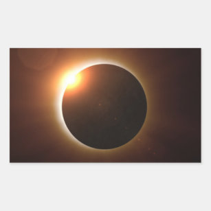 Total Solar Eclipse Rectangular Sticker