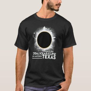 Total Solar Eclipse San Antonio TEXAS April 8 2024 T-Shirt