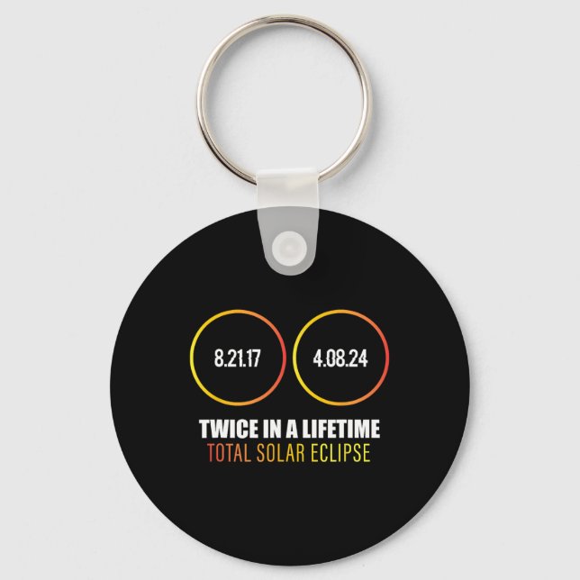 Total Solar Eclipse - Solar Eclipse  Keychain (Front)