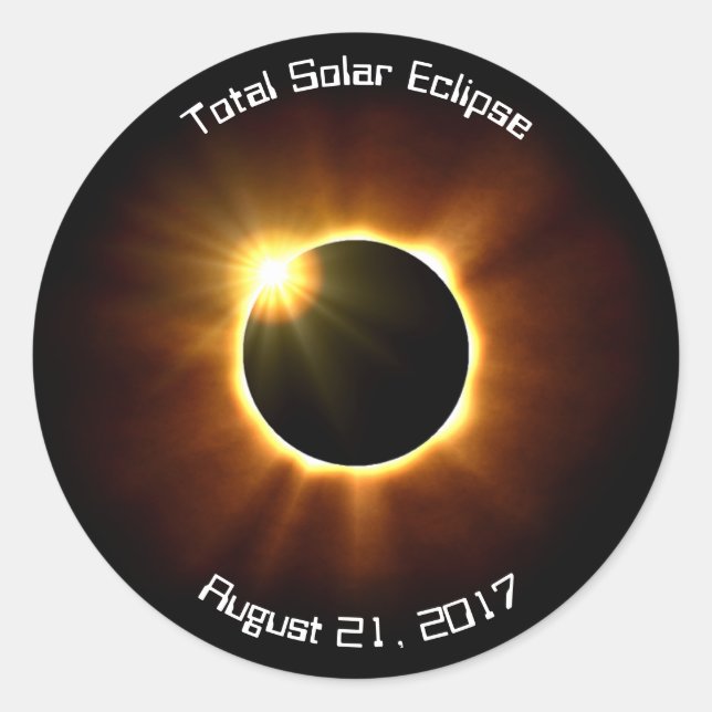 Total Solar Eclipse - Stickers (Front)