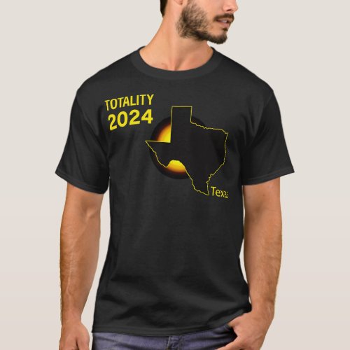 Total Solar Eclipse Texas State 2024 T_Shirt