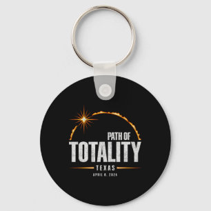Total Solar Eclipse Texas - Total Eclipse 2024 Keychain