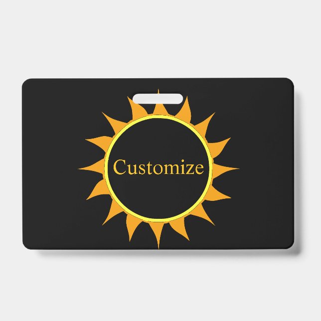 Total Solar Eclipse Thunder_Cove Badge (Front)