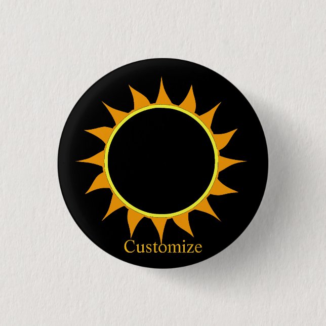 Total Solar Eclipse Thunder_Cove Button (Front)