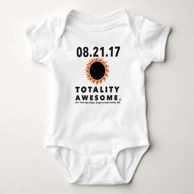 Total Solar Eclipse “Totality Awesome” Tee shirt (Front)