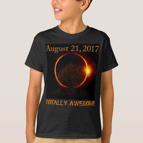 Total Solar Eclipse Totally Awesome Custom Shirt