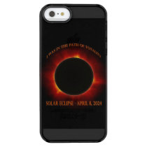 Total Solar Eclipse Clear iPhone SE/5/5s Case