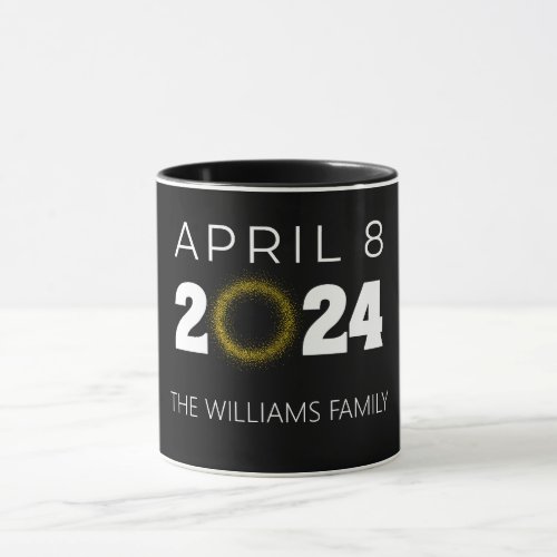 Total Solar Eclipse USA April 8 2024 Mug