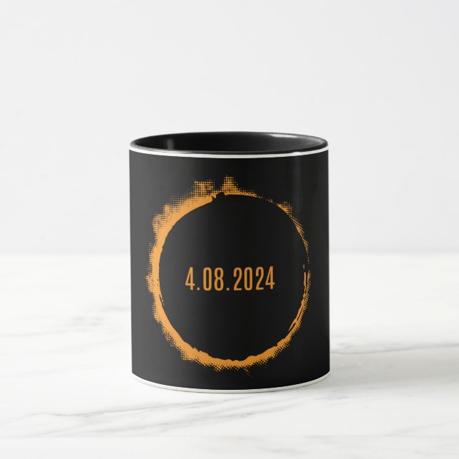 Total Solar Eclipse USA April 8, 2024 Mug (Center)