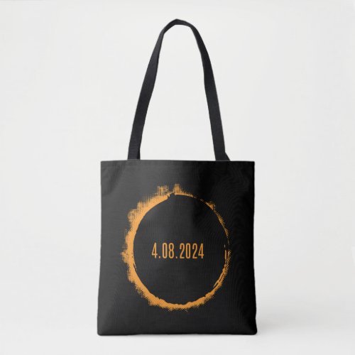 Total Solar Eclipse USA April 8 2024 Tote Bag