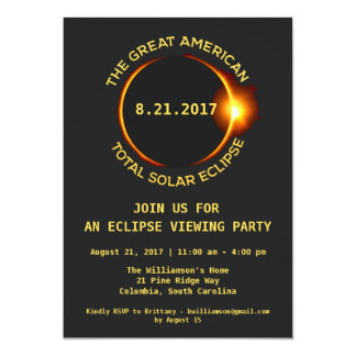 Solar Eclipse Invitations 6