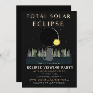 Total Solar Eclipse Viewing Party Invitation
