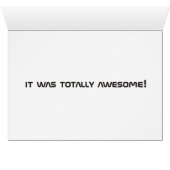 Total Solar Eclipse WOW I Saw It Cards (Inside Horizontal (Bottom))