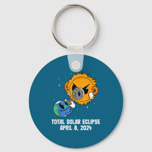 Total Solar Eclipse Youth America Spring Season Keychain