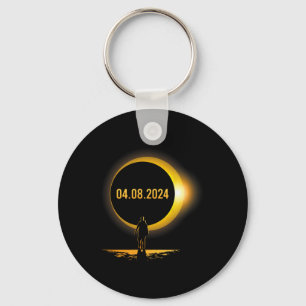 Totality 04 08 24 Funny Total Solar Eclipse 2024 Keychain