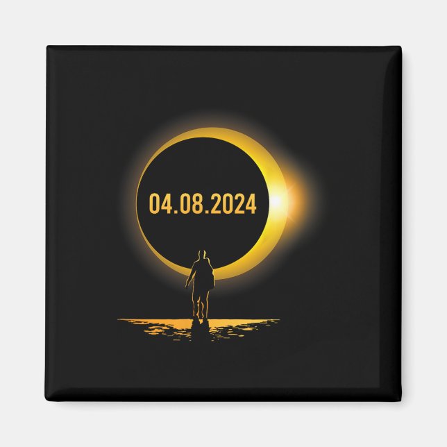 Totality 04 08 24 Funny Total Solar Eclipse 2024  Magnet (Front)