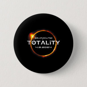 Totality 4.08.2024 Total Solar Eclipse 2024  Button