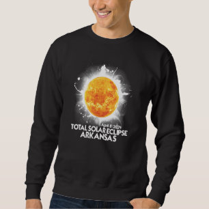 Totality Arkansas 2024 Total Solar Eclipse America Sweatshirt