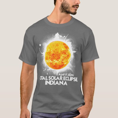 Totality Indiana 2024 American Total Solar Eclipse T_Shirt