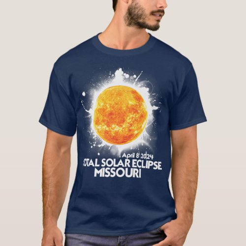 Totality Missouri 2024 Total Solar Eclipse America T_Shirt