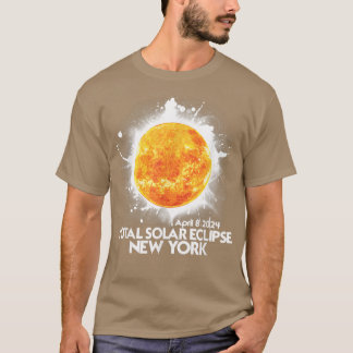 Totality New York 2024 Total Solar Eclipse America T-Shirt