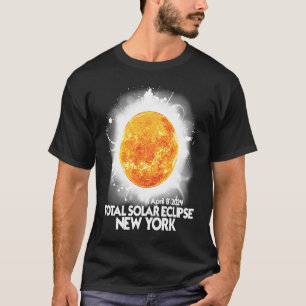 Totality New York 2024 Total Solar Eclipse America T-Shirt