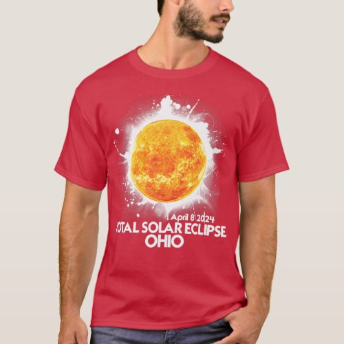 Totality OHIO 2024 Total Solar Eclipse  T_Shirt