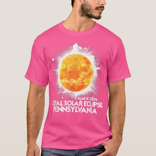 Totality Pennsylvania 2024 Total Solar Eclipse Ame T_Shirt