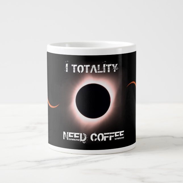 Totality Solar Eclipse Coffee Mug (Front)