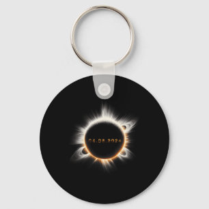 Totality Spring 4.08.24 Total Solar Eclipse 2024 Keychain