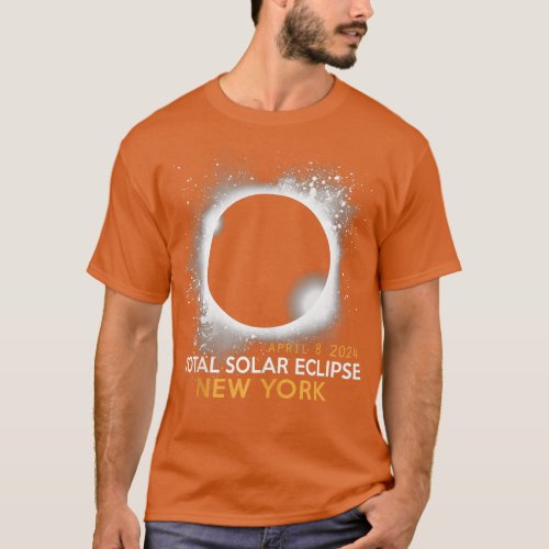 Totality Total Solar Eclipse New York April 8 2024 T_Shirt