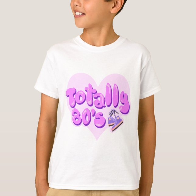 Totally 80s Heart T-Shirt (Front)