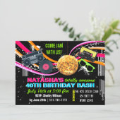totally 80's retro Birthday party Invitation (Standing Front)