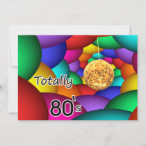 totally 80's retro  party Invitation