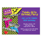 totally awesome 80s party invitation | Zazzle.com