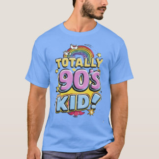 Totally 90's Kid Retro Rainbow T-Shirt