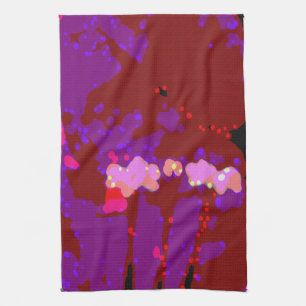 Totally Abstract Bougainvillea Towel