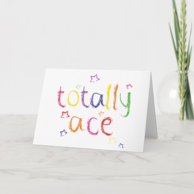 Totally Ace congratulations Card (Front)