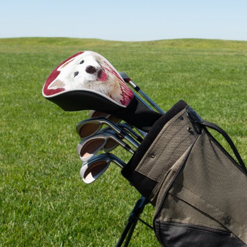 Totally Adorable Samoyed Dog Golf Head Cover