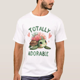 Totally Adorable Turtle Cute Art T-Shirt