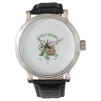 Totally Adorable Turtle with Coral Watch