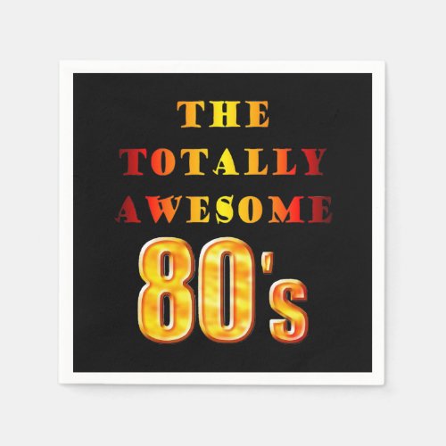Totally Awesome 80s Cocktail Napkin