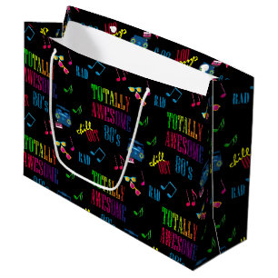 Totally Awesome 80's Party Large Gift Bag