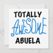 Totally Awesome Abuela Blue Tshirts and GIfts (Front)