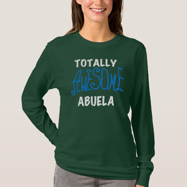 Totally Awesome Abuela Blue Tshirts and Gifts (Front)