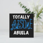 Totally Awesome Abuela Blue Tshirts and Gifts (Standing Front)