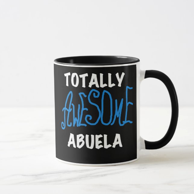 Totally Awesome Abuela Blue Tshirts and Gifts Mug (Right)