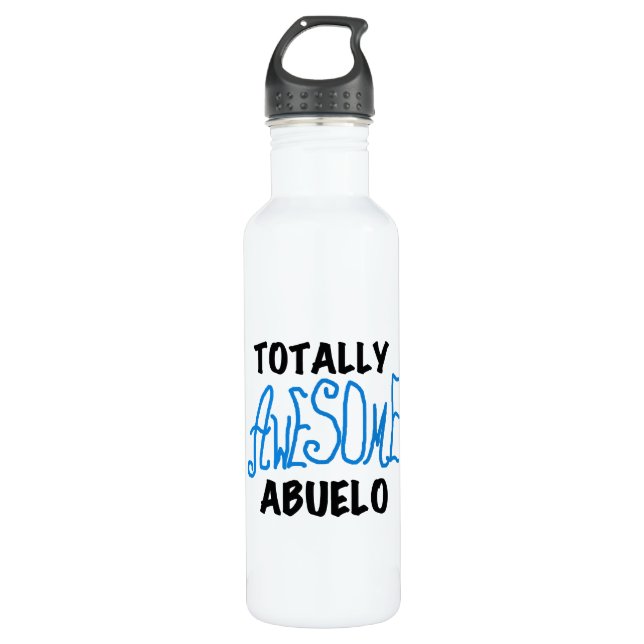 Totally Awesome Abuelo Tshirts and Water Bottle (Front)